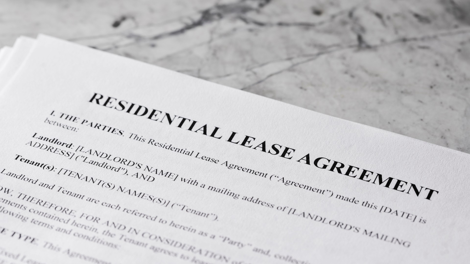 Residential Lease Agreement